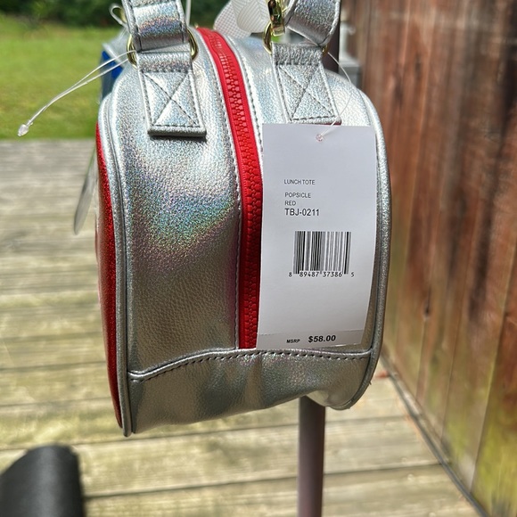 Betsey Johnson Popsicle Lunch Tote Silver - Picture 5 of 15